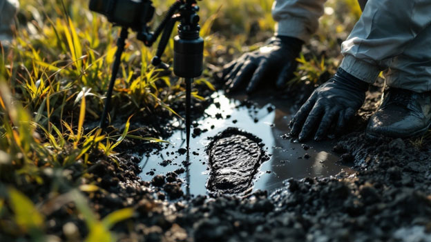 Footprint In Mud